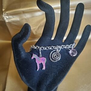 Kentucky Derby Silver Bracelet